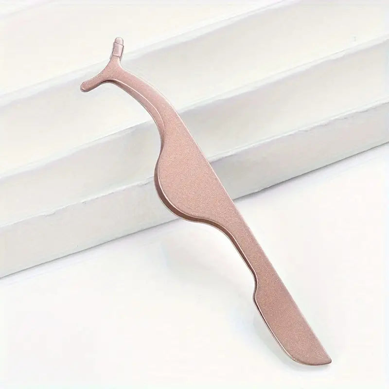 Stainless Steel False Eyelash Tweezer ملقط الرموش الصناعية