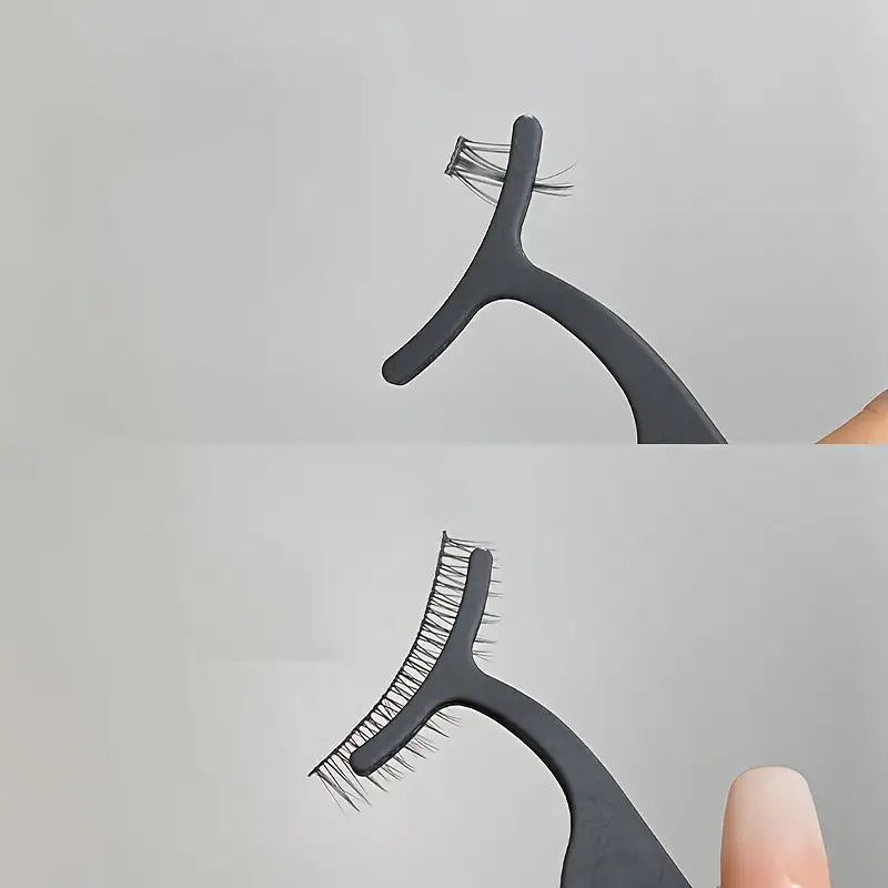 Stainless Steel False Eyelash Tweezer ملقط الرموش الصناعية