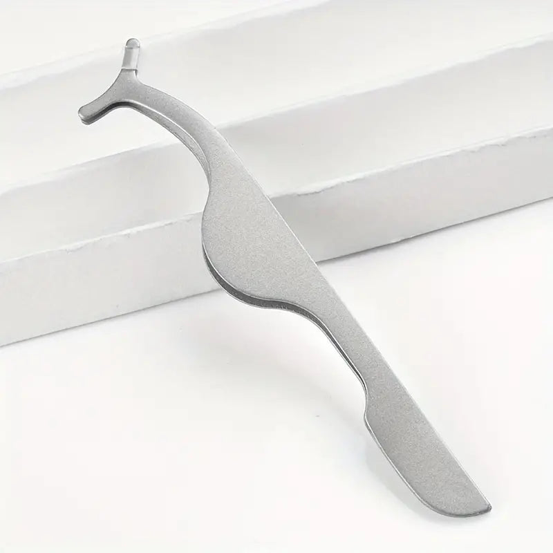 Stainless Steel False Eyelash Tweezer ملقط الرموش الصناعية