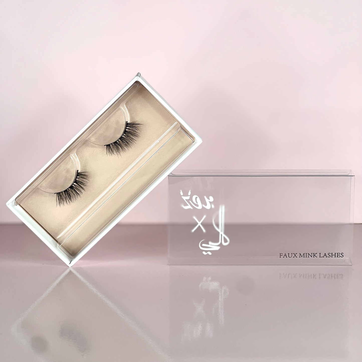 Bronze X Cali Faux Mink Lashes - Minimalist @ رموش طرفية
