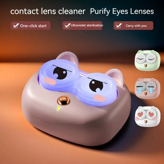 Portable Ultrasonic Contact Lens Cleaner