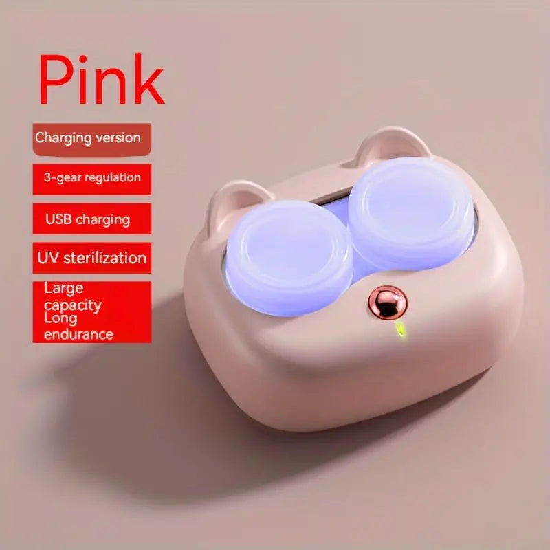 Portable Ultrasonic Contact Lens Cleaner