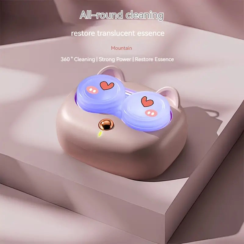 Portable Ultrasonic Contact Lens Cleaner