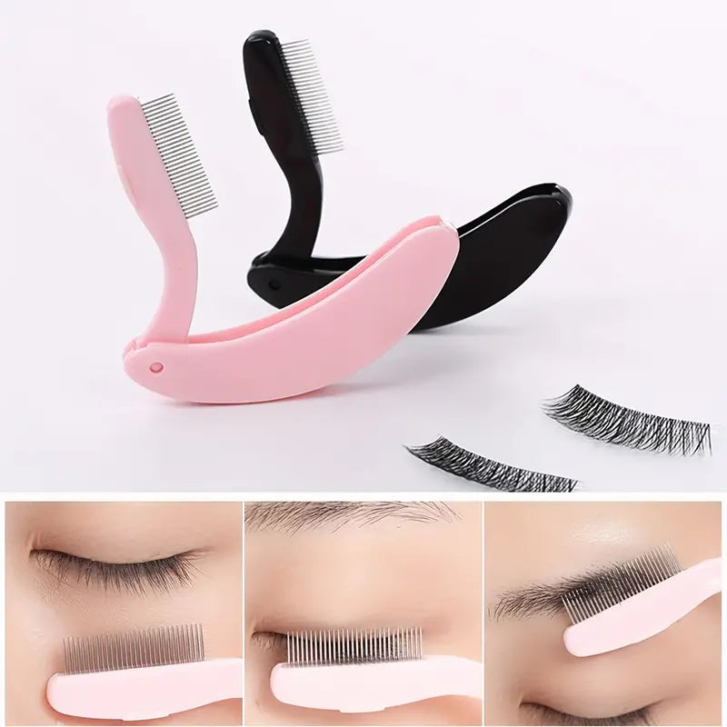 NEW Cali Folding Eyelash Comb - Black مشط الرموش القابل للطوي